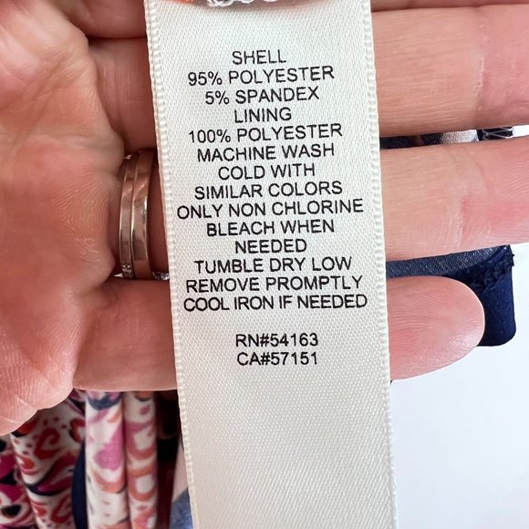 Eliza J Size 4 Floral Print Belt Fit & Flare Dress - Picture 3 of 7